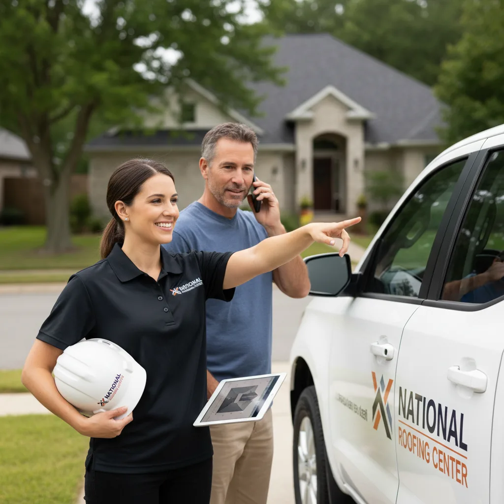 National Roofing Center customer support in Highland Village